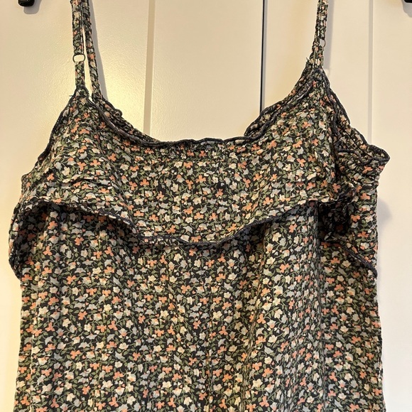 Roxy Black Floral Romper Size Large Women’s - Picture 8 of 10